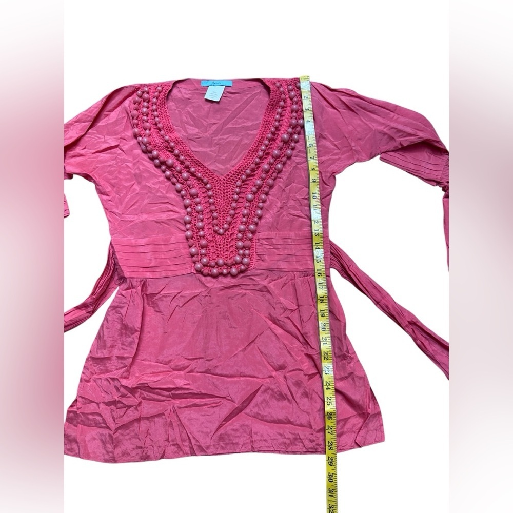 Marciano.  Coral V-Neck Top - Picture 10 of 12